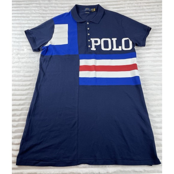 POLO Ralph Lauren Women's Mini Shirt Dress Size XXL Preppy Old Money - Picture 15 of 15